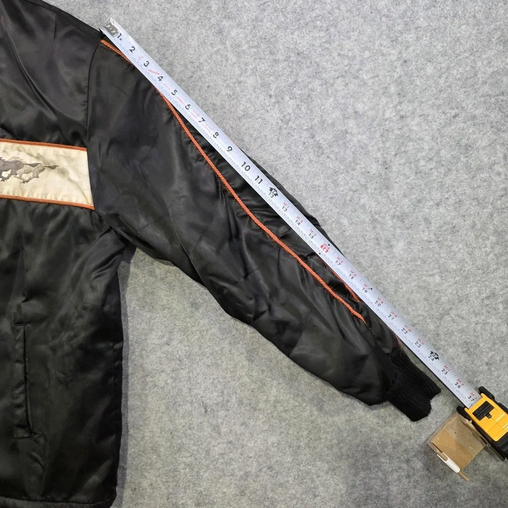 Vintage 1979 Indy 500 Mustang Jacket Mens XL Black Racing Horizon Pace Car USA